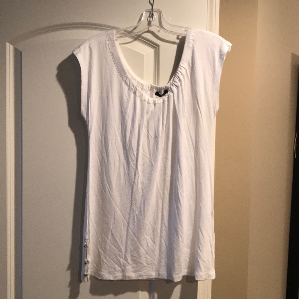 White Gap Tee